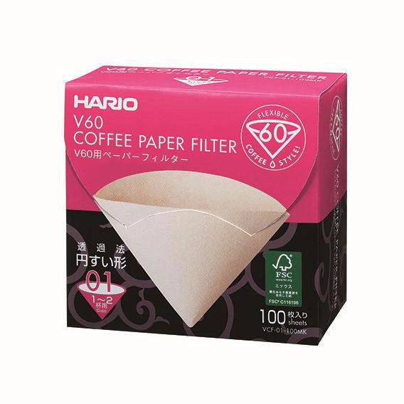 A box of Hario v60 filter papers for coffee making